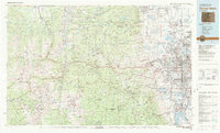 1980s Maps of Conifer, CO | Pastmaps